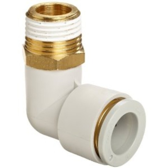 PLASTIC TYPE TUBING FITTING-ETKQ2L04-M6 ,10pcs/pkt