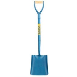 No.2 SS SQUARE SHOVEL STEEL MYD HANDLE,Head size: 10" x 12.1/2".Height: 28".