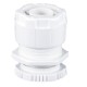 PVC WHITE FLEXIBLE CONNECTOR , 20mm