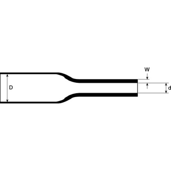 RW175-3/64, 1.2M LENGTH, CHEMICAL/SOLVEN ,HEATING SLEEVE