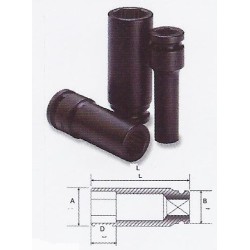 1/2" DR. NON-SLIP DEEP IMPACT SOCKETS 25 1/2" DR. NON-SLIP DEEP IMPACT SOCKETS 25