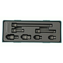 7PCS 1/2" DR IMPACT SOCKET ACCESSORY SET 7PCS 1/2" DR IMPACT SOCKET ACCESSORY SET