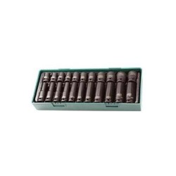 22PCS 1/2" DR 6PT FLANK IMPACT SOCKET SET (MM) 22PCS 1/2" DR 6PT FLANK IMPACT SOCKET SET (MM)