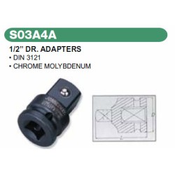 1/2" DR. ADAPTERS 3/8" 1/2" DR. ADAPTERS 3/8"