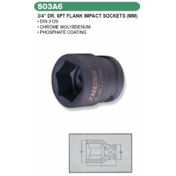 3/4" DR.6FT FLANK IMPACT SOCKETS (MM) 59 3/4" DR.6FT FLANK IMPACT SOCKETS (MM) 59