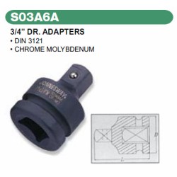 3/4" DR. ADAPTERS 1" 3/4" DR. ADAPTERS 1"