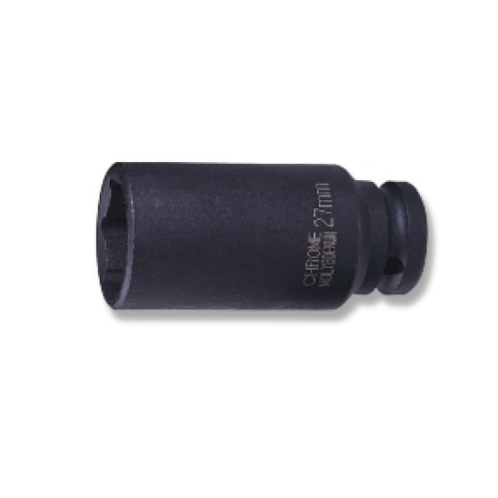 1/2" DR. 6PT FLANK DEEP IMPACT SOCKETS (MM) 10