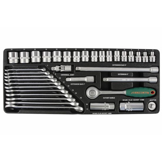 36PCS 3/8" COMBINATION TOOL SET