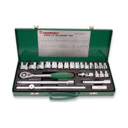 24PCS 1/2" DR SOCKET SET , MM SIZE 24PCS 1/2" DR SOCKET SET , MM SIZE