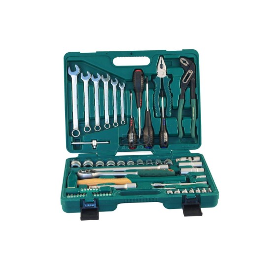 Jonnesway 60pcs 1/2"&amp;1/4"Dr. Tool Kit