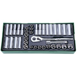 38PCS 1/2" DR SOCKET SET 38PCS 1/2" DR SOCKET SET