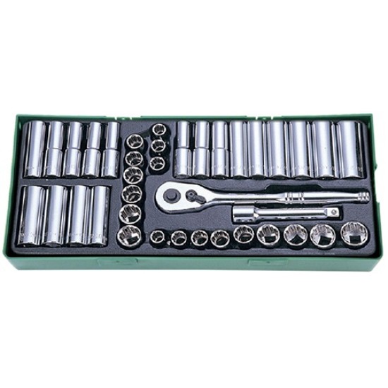 38PCS 1/2" DR SOCKET SET