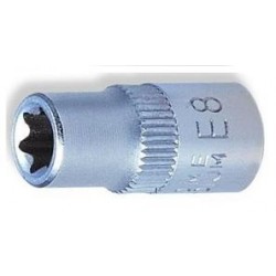 1/4" DR. STAR SOCKETS E6 1/4" DR. STAR SOCKETS E6