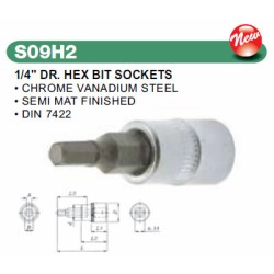 1/4" DR. HEX BIT SOCKETS H7 1/4" DR. HEX BIT SOCKETS H7