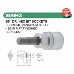 3/8" DR. HEX BIT SOCKETS H5.5 3/8" DR. HEX BIT SOCKETS H5.5