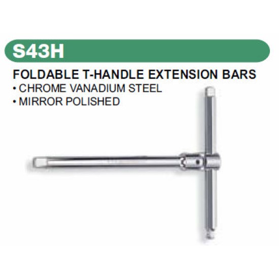 FOLDABLE T-HANDLE EXTENSION BARS