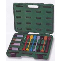 12PCS 1/2" DR CAR WHEEL TORQUE SOCKET & IMPACT SOCKET SET