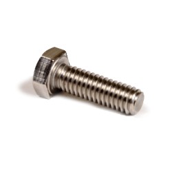 316 HEX, SCRW, M6 X 1.0, SS 316, 30MM L