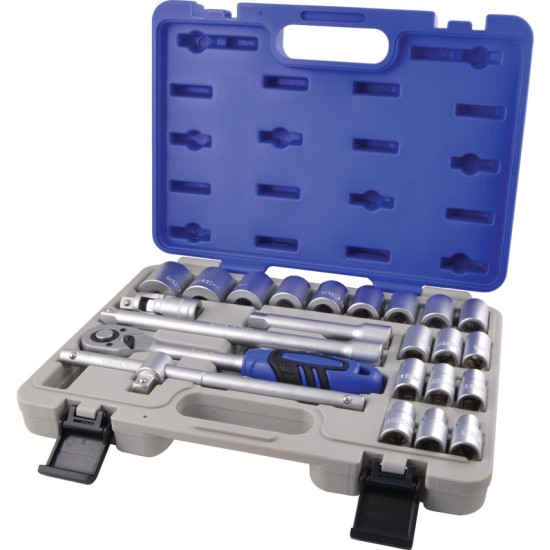 Senator.1/2" Square Drive 23 Piece Metric Socket Set