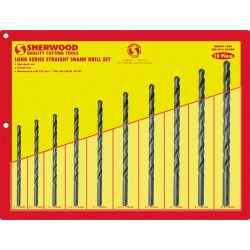 HSS LONG SERIES DRILL SET 2.0-10.0MM HSS LONG SERIES DRILL SET 2.0-10.0MM