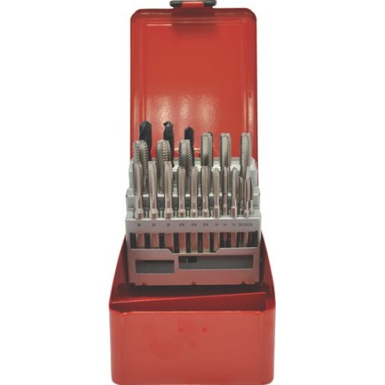 26 PIECE TAP & DRILL SETS, TYPE: UNC (NO.3/16-1/2")