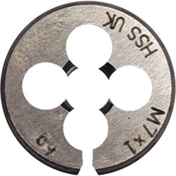 METRIC COARSE HSS GROUND THREAD DIES,M9.0 X 1.25MM METRIC COARSE HSS GROUND THREAD DIES,M9.0 X 1.25MM