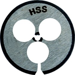 UNC (UNIFIED COARSE) HSS GROUND THREAD DIES,1/4" X 20