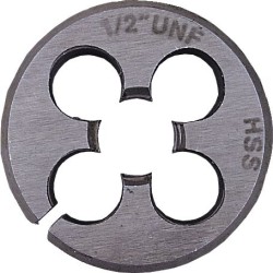 UNF (UNIFIED FINE) HSS GROUND THREAD DIES,1/2" X 20 UNF (UNIFIED FINE) HSS GROUND THREAD DIES,1/2" X 20