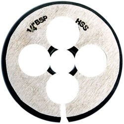 BSP(F) (BRITISH STANDARD PIPE FITTING) HSS GROUND THREAD DIES,1/2" X 14