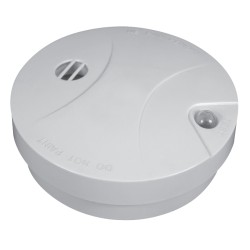 SMOKE DECTOR, OD 102MM, C/W 9V BATTERY