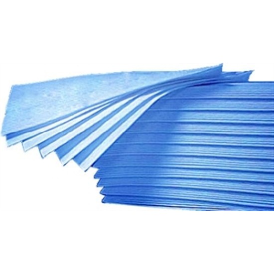 INTERFOLD TOWEL, 1 PLY, SIZE : 21 X 24.7, BLUE, 3600/PACK