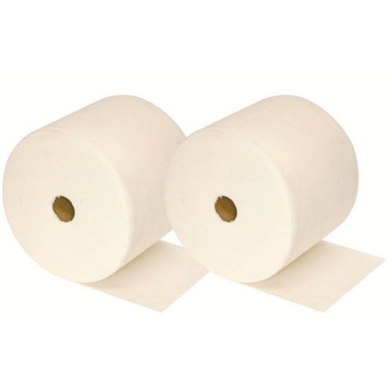 WORKSHOP ROLLS `FLOORSTAND` 2-PLY, ROLL SIZE : 28 X 290 (WHITE PERF)