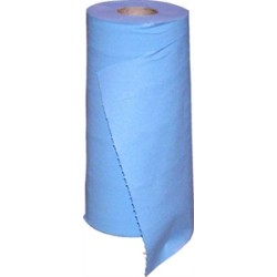HEAVY DUTY PERFORATED ROLLS `HYGIENE` 2 PLY, ROLL SIZE : 25CM X 40 M (BLUE)