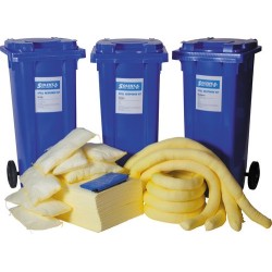 PCK120B CHEMICAL SPILLKIT 120LTR WHEELED BIN