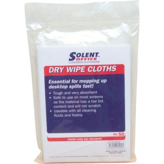 DRY ABSORBENT WIPES