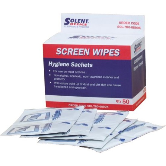 SCREEN WIPE HYGIENE SACHETS