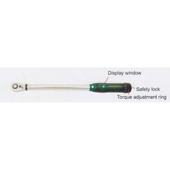 40-200NM, MICROMETER TORQUE , 1/2" Shank , 502mm Length