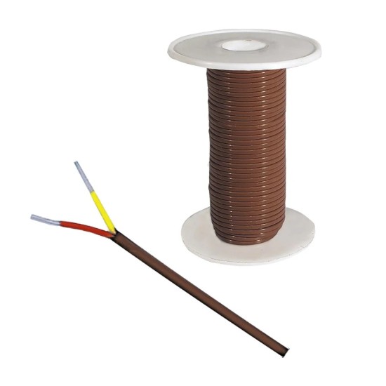 K TYPE,TC WIRE AWG28, WIRE HAD A DEVIATION OF -0.2°F AT 752.0°F MAX.TEMP: -73 TO 482°C , -100 TO 900°F INSULATION: FIBERGLASS (3000FT/ROLL)