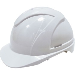 ABS VENTED COMFORT FIT SAFETY HELMET WHITE