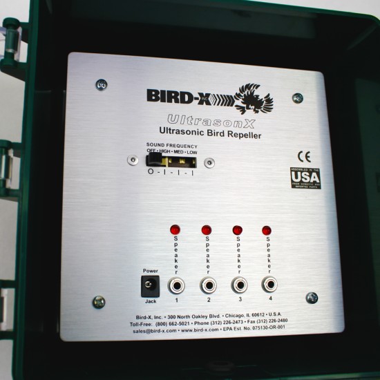 ULTRASONIC BIRD REPELLER, ULTRASON X, BIRD-X