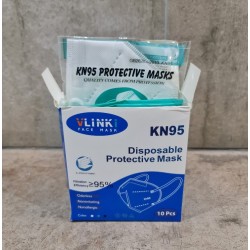 Vlinki KN95 ,GB2626-2019, Protective Face Mask ,10pcs/box ,MOQ 3000 boxes per order 
