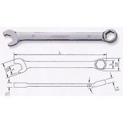 NON-SLIP CLOSE END AND FAST OPERATING NON-SLIP OPEN END WRENCH 19MM