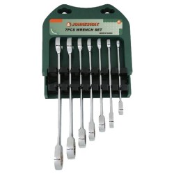 Jonnesway M10-19 7pcs Ratcheting Combination Wrench Set