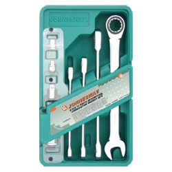 8 PCS 72 TEETH RATCHETING COMBINATION WRENCH SET