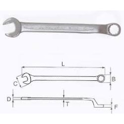 45degree OMBINATION WRENCH (18PT) 23