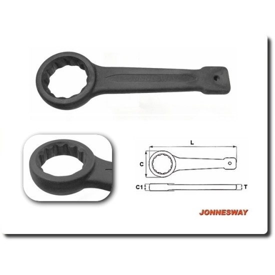 SLUGGING WRENCH 30MM , TOTAL LENGTH 190MM