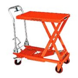 WAFER MOVING TROLLEY FOR CAPACITY 150KG ,STANDARD HYDRAULIC LIFT TABLE