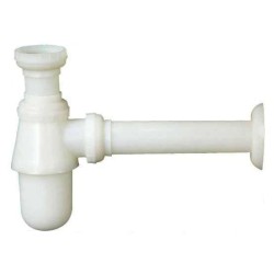 WHITE COLOR, BASIN WATER TRAP