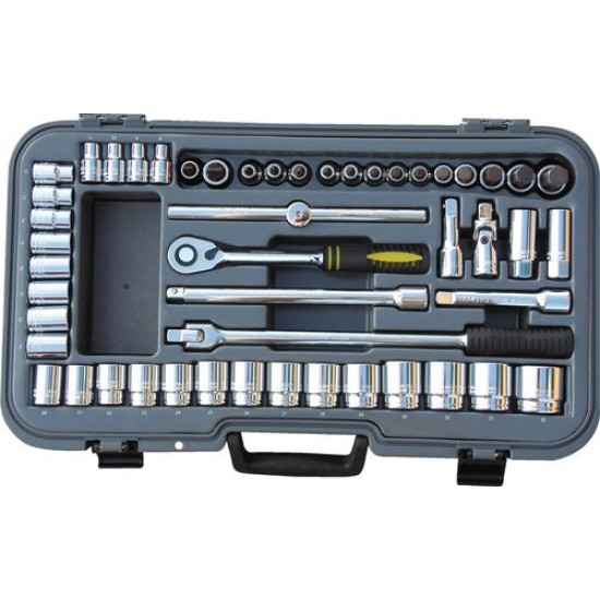 METRIC SOCKET SET (50PCE) 1/2" SQ. DRIVE