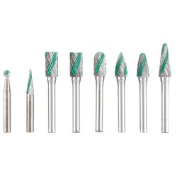 6mm Shank ,CARBIDE BURR SETS,8